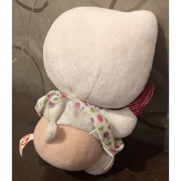Ty Beanie Buddies Hello Kitty 6" Lollipop Polka Dot Dress Bow Plush 2012 - Picture 6 of 10